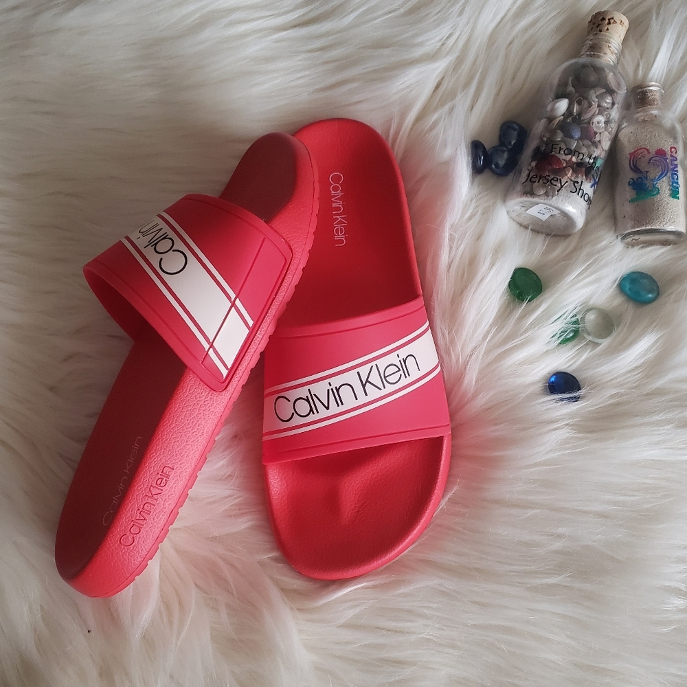 Clavin Klein Women's Cashira Slides